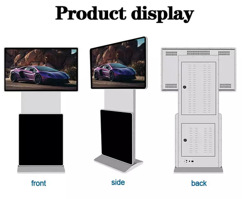 42" 55" Floor Standing Touch Screen Kiosk Monitors Lcd Advertising Rotating Indoor