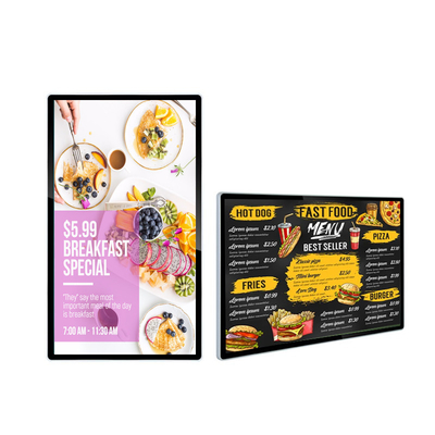 21.5 Inch LCD Multi Screen Digital Signage Outdoor Full HD Commercial Grade LED Backlit