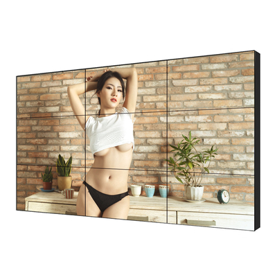 Indoor 2*2 3*3 55 Inch Lcd Video Wall Led Video Wall With Narrow Bezel 3.5mm For Advertising